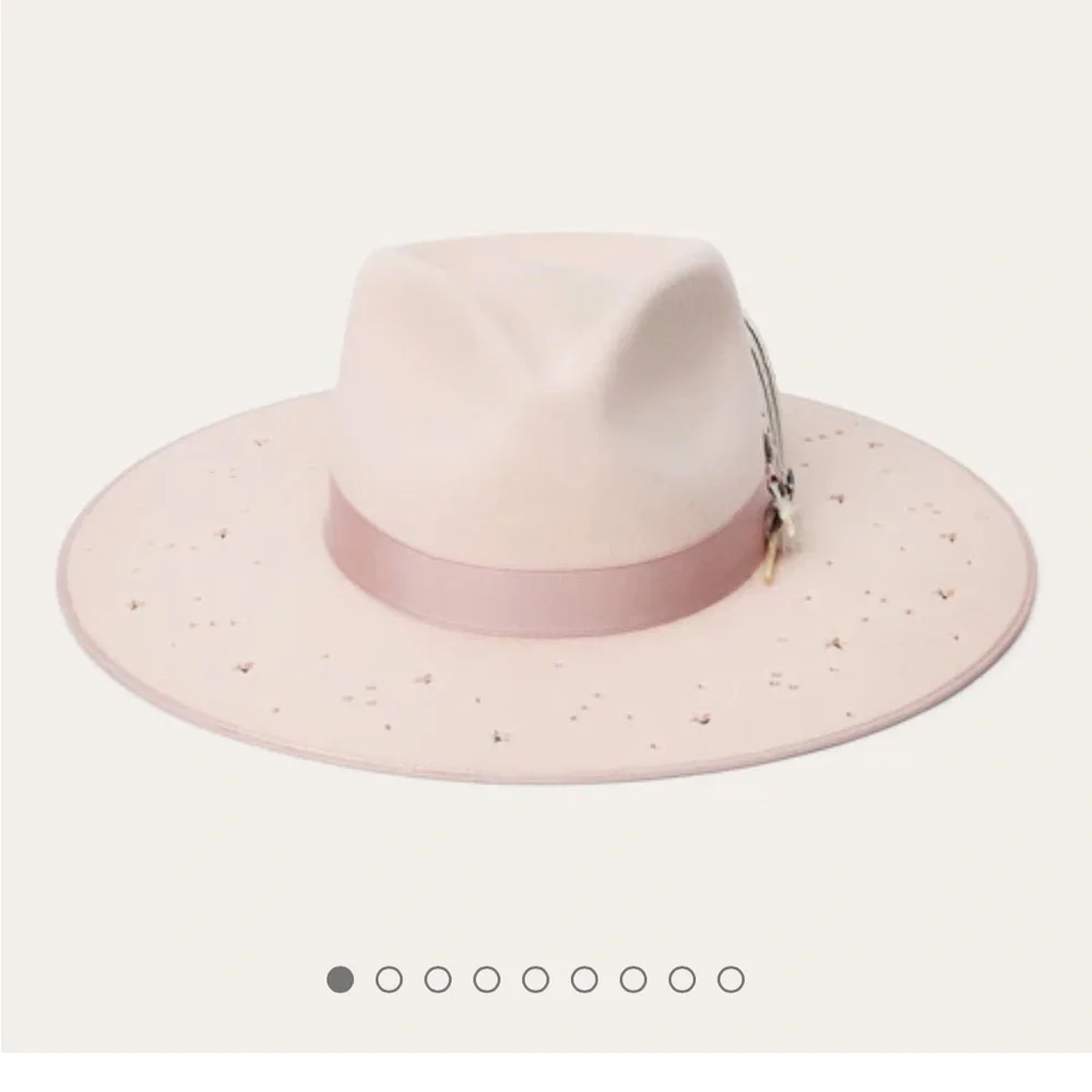 NEW Stetson Seeker Collection 'Night Sky' Cowboy Hat - Powder Pink Size S - Picture 13 of 14